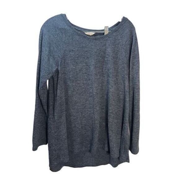 Caslon Womens Gray Long‎ Sleeve Crewneck Knit Top Size S - Picture 1 of 4